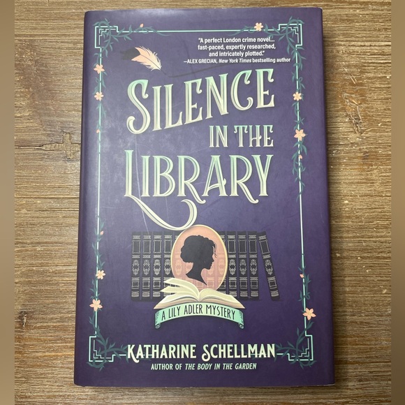 Silence in the Library: A Lily Adler Mystery by Schellman, Katharine - Picture 1 of 8